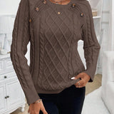 Indie - Button Knit Jumper