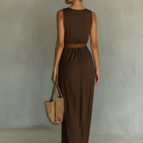 Anna - Sleeveless Maxi Dress