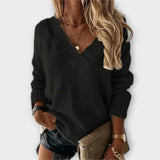 Carolina - Comfortable V-Neck Sweater