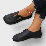 Leather Ballet Flats